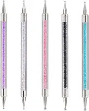 S.A.V.I 5PCS. Dotting Tool Pen Nail Art Crystals Tip Dot Paint Designs Manicure DIY Kit