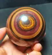 TOP 670G Natural Polished Tiger eye Crystal Sphere Ball Healing YWD886
