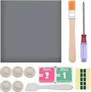 PTM7950 80x80x0.2mm Phase Change GPU Thermal Pad, YEZriler 8.5W/mK High Conductive CPU Silicone Grease Thermal Paste for Game Machine CPU GPU SSD Laptop