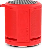 Altec Lansing HydraMicro - Waterproof Bluetooth Speaker, Lightweight & Portable Speaker for Travel & Outdoor Use, Red