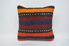 Kilim Pillow Cover, Boho Pillow Sham Cover, Boho Pillow, 14"x14" Red Pillow