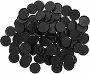 Model Bases 28.5mm Round Bases Black Plastic for Wargames Table Games (120 PCS)