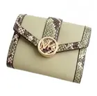 Michael Kors Carmen Md Flap Blfld Lt Sage Wallet New