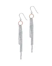 Genevive 14K Rose Gold Vermeil Earrings