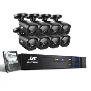 CCTV Security System 8CH DVR 8 Cameras 2TB Hard Drive Surveillance Home Se BK-2T