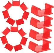 Model Train Track Joiners 20pcs Plastic Railway Fasteners Train Tracks Expansion Set Easy to Use for Boys and Girls