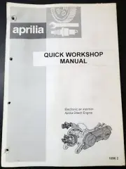 2000 - 2004 Aprilia OEM Ditech 50cc Engine Quick Service Workshop Repair Manual