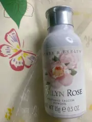 Crabtree & Evelyn Evelyn Rose Perfumed Talcum Powder 15g & hand Cream Duo Set