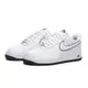 NIKE 休閒鞋 AIR FORCE 1 白黑 滾邊 皮革 低筒 男 DV0788-103