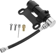 Yardwe Lightweight Mini Portable Bicycle Aluminum Alloy Handheld Air for Mountain and Road Bikes Valve Compatibility for Cycling Travel and Sports Events