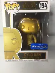 Funko Pop Star Wars Kylo Ren Gold 194 Walmart Exclusive Vinyl Figure