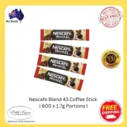 Nescafe Blend 43 INSTANT Coffee Sticks Portion Control Coffee 600 x Sachets.