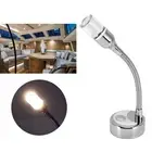 ɪ RV Reading Light 360° Rotation Touch Switch 3000K 173LM 3W DC12V LED Night