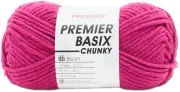 6 Pack Premier Basix Chunky Yarn-Magenta 1145-21