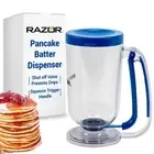 RAZOR Pancake Batter Dispenser, Pancakes & Waffles Batter Dispenser for Cakes...
