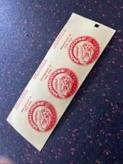 3~Old School Red Coin/info. Mongoose BMX Bike Decals