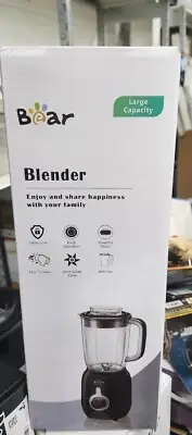 Bear Blender Countertop Blender with 40oz Blender Cup - Black