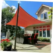 12'x16' Sun Shade Sail Rectangle Canopy Shade Cover for Patio Garden Outdoor
