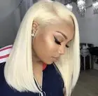 613 Lace Front Wigs Human Hair Blonde Wig 13x4 Straight Lace Frontal Wigs Hum...