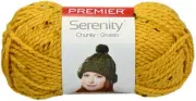 Premier Serenity Chunky Tweed Yarn-Mustard DN900-18