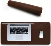 Leather Extended Mouse pad (Brown)