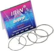 YaSao 4-String Electric Bass Guitar String Set Nickel Round Wound High-Carbon Steel Core(1.14-2.67)