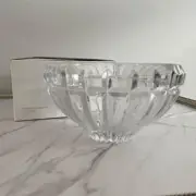 Vintage Crystal Mikasa Reflections 9in Round Bowl