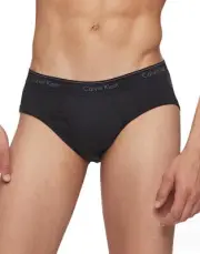 Calvin Klein Cotton Classics 4 Pack Hip Brief NB4004 Black Size S