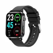 1.7 Inch Hd Square Screen Tpu Strap Smart Watch Supports Body Temperature Monitoring / Blood Oxygen Monitoring