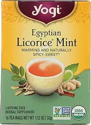 Yogi Tea, Egyptian Licorice Mint, 16 Count
