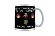 The Legend Of Zelda Drink This Mug (Black/White) (One Size)