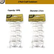 20PCS Cosmetic Makeup Mini Travel Lotion Face Crean Craft Storage Container 10ML