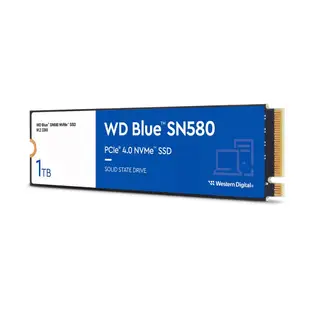 威騰 藍標 WD Blue SN580 NVMe SSD 500G 1T 2T Pcle M.2 2280 固態硬碟