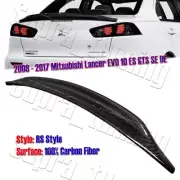 Carbon Fiber For 2008-2017 Mitsubishi Lancer EVO 10 Rear Trunk Duck Spoiler Wing (for: Mitsubishi)