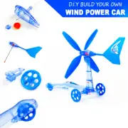 Wind Powered Car DIY Kit Kids Educational Science Toy Birthday Christmas Gift