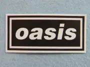 Music STICKER ~ OASIS: Manchester, ENGLAND Rock Band formed in 1991