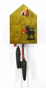 Modern cuckoo clock 1 day running time RH OD13H-4-N NEW