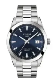 TISSOT Men's GENTLEMAN POWERMATIC 80 SILICIUM Blue Dial Watch T127.407.11.041.00