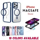 For iPhone 16 15 14 13 12 11 Pro Mini Max Plus Magsafe Magnetic Case Shockproof