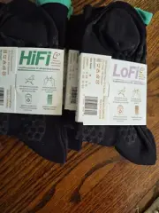 2 PAIR COURIER HiFi socks & 2 pair COURIER LoFi SIZE M Men's 6-8.5 Women 7-9.5