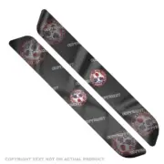 Saddlebag Reflector Decals For 93-13 Harley - ZOMBIE OUTBREAK FLAG - 140