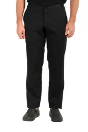 Hugo Boss Men's "C-StuardS" Black Wool Flat Front Dress Tuxedo Pants