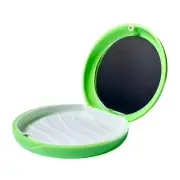 Aligner and Retainer Case with Mirror Magnetic Silicon Green Bright Invisalign