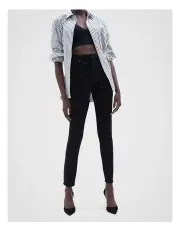 [Unison] Classic High Rise Skinny Jean in Black
