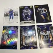 Aidan Hutchinson Detroit Lions 6 card lot (NM-M)