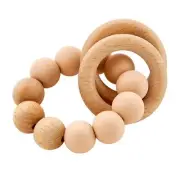 Light Pink Silicone Teether Toy - 3" X 4"(L2396)