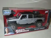 FAST FURIOUS 2020 JEEP GLADIATOR JADA 1:24 OPENING HOOD DOORS & REAR GATE