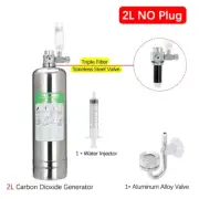 2L/1L CO2 Reactor Kit Aquarium Fish Tank DIY Carbon Dioxide Generator System Sta