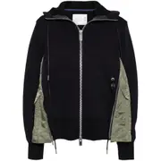 [Sacai] Sacai Sponge Sweat Zip-up Hoodie I NUMERIC BLUE/GREEN