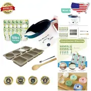 Fast Heating Soap Melter Kit with 5lbs Natural Soap Base for DIY Lovers